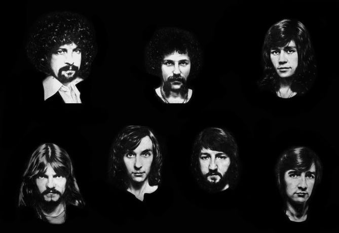 Jet Records trade advertisement for Electric Light Orchestra from Billboard in November 1977, the month after Out of the Blue arrived